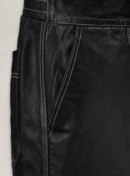 Cargo Culottes Leather Palazzo