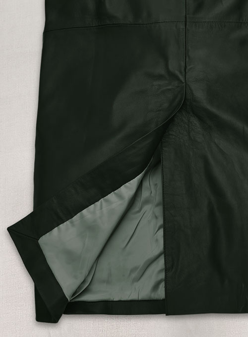 Chelsea Leather Long Coat