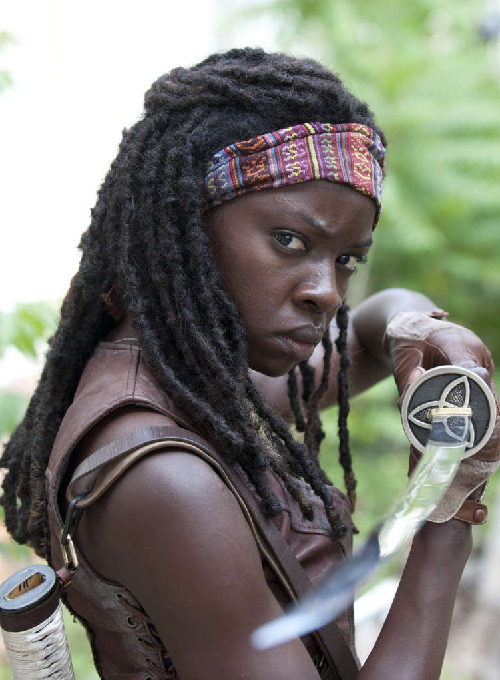 Danai Gurira The Walking Dead Leather Vest
