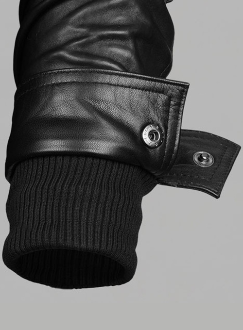 Demon Hooded Leather Jacket