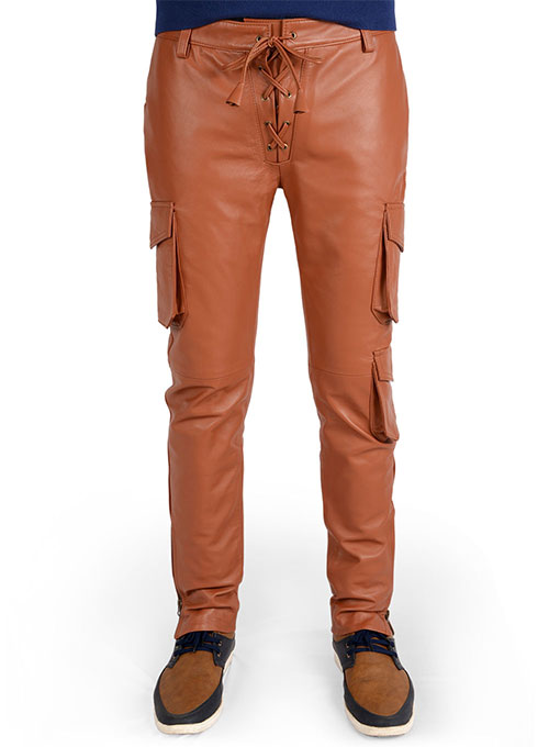 Terrain Brown Drifter Leather Cargo Pants