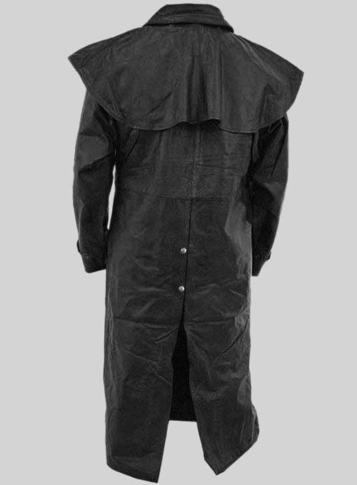 Leather Duster with Cape
