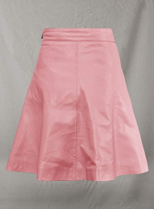 Ellen Pompeo Leather Skirt