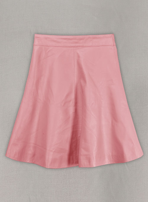 Ellen Pompeo Leather Skirt