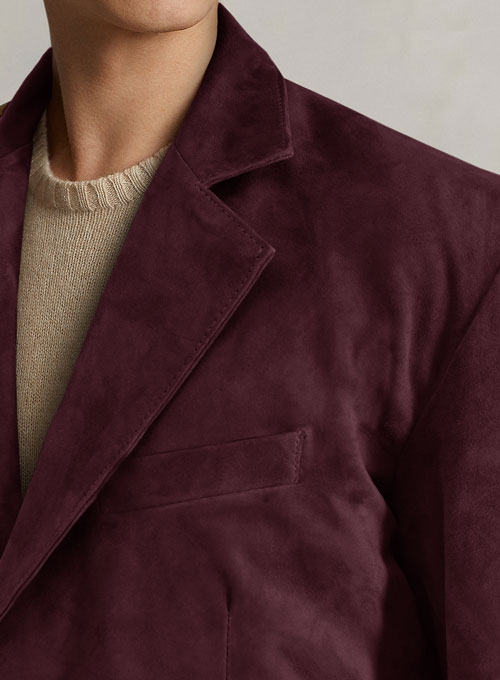 Grapevine Suede Leather Blazer