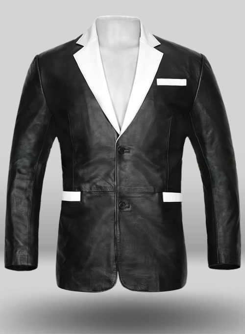 Hampton Leather Blazer - Click Image to Close