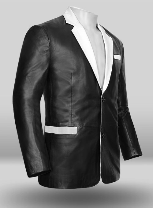 Hampton Leather Blazer - Click Image to Close