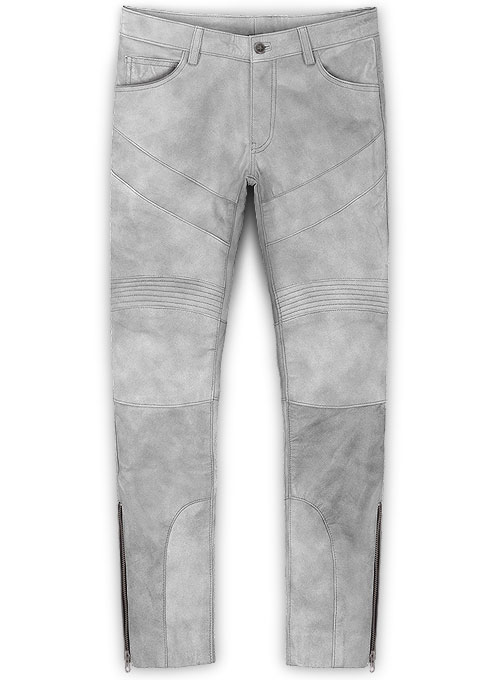 Harbor Gray Leather Biker Jeans #511 Harbor Gray Leather Biker Jeans #511