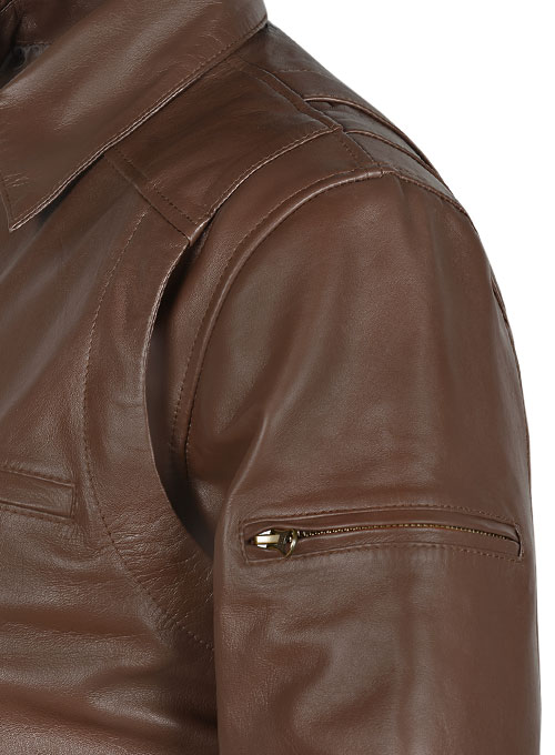 Hunter Bomber Leather Jacket