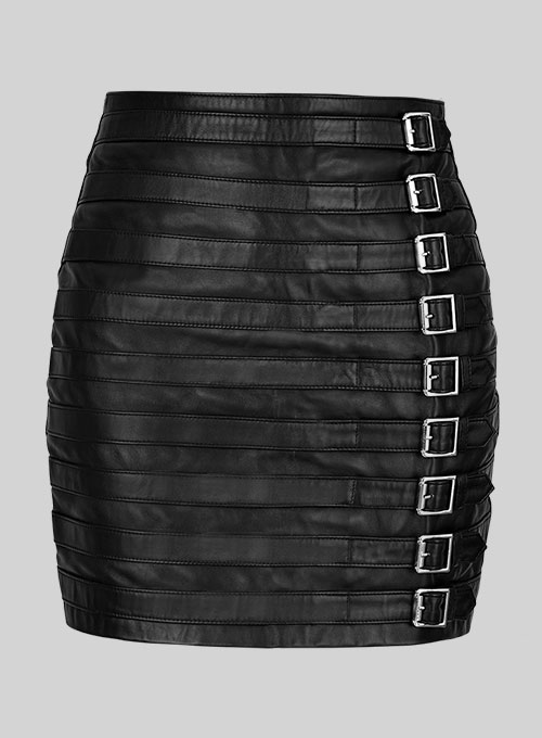 Jennifer Lopez Leather Skirt