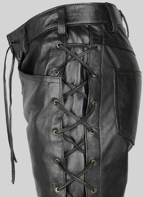 Laced Leather Pants - Style  # 515
