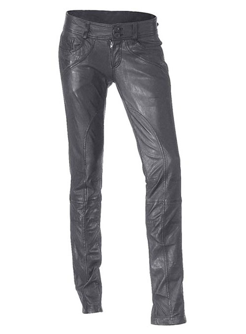 leather 501 jeans