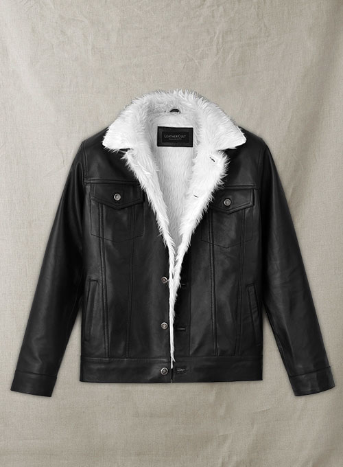 Leather Fur Western Style Jacket