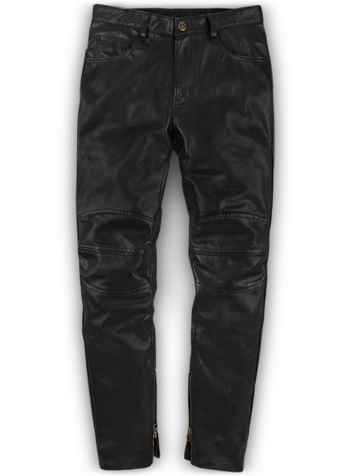 Leather Biker Jeans - Style #1 Leather Biker Jeans - Style #1