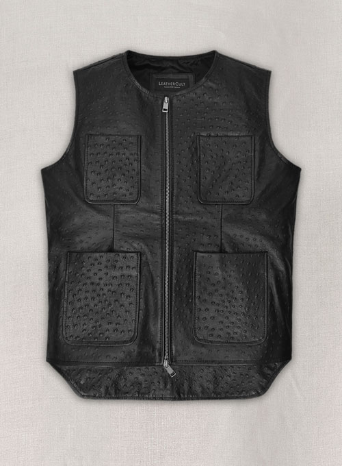 Leather Vest # 335