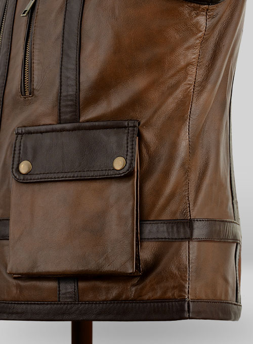 Leather Vest # 352