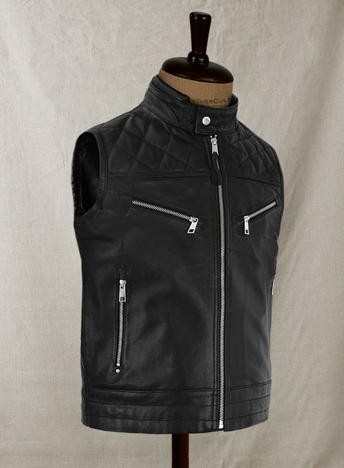 Leather Vest # 353