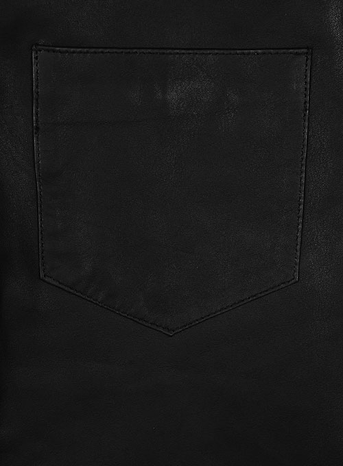 Leather Cargo Shorts Style # 377 - Click Image to Close