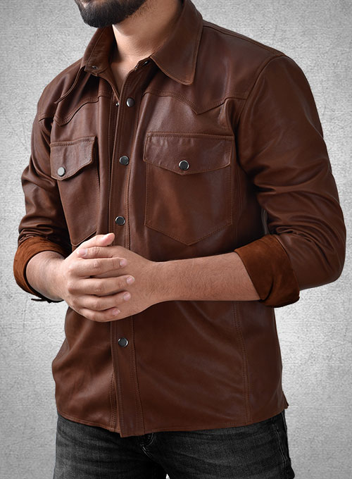 dye shirt brown