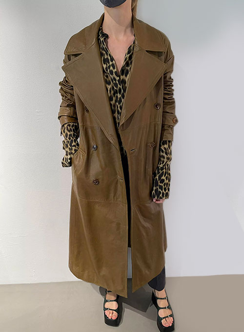 Milan Leather Long Coat Milan Leather Long Coat