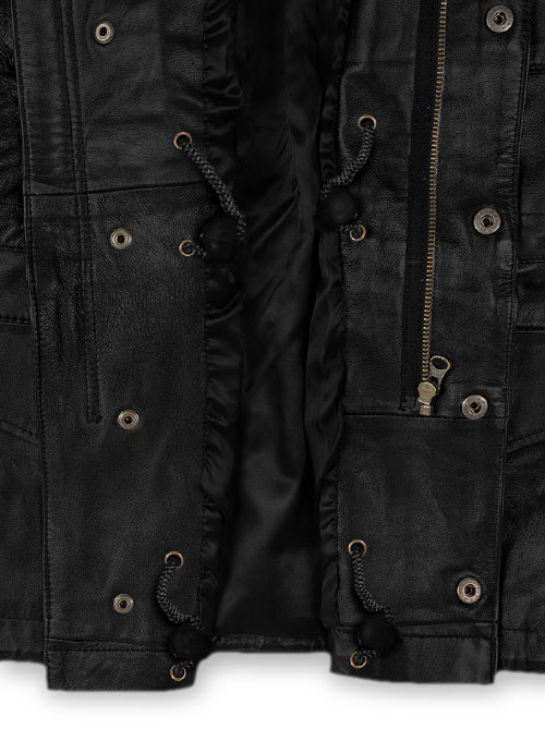 Military M-65 Leather Jacket