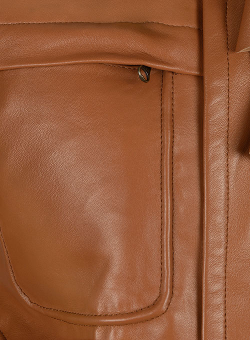Terrain Brown Mission Impossible Ghost Protocol Leather Jacket