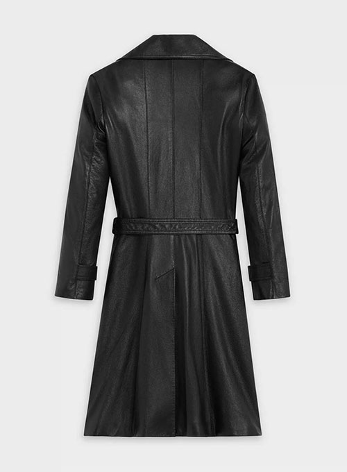Mock Duster Leather Long Coat Mock Duster Leather Long Coat