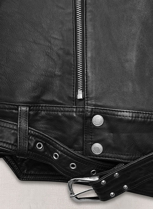 Nicolas Cage Ghost Rider Leather Jacket and Pants Set