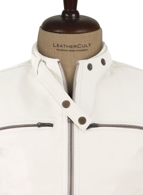 Off White Leather Jacket # 217