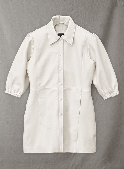 Off White Margot Robbie Leather Dress