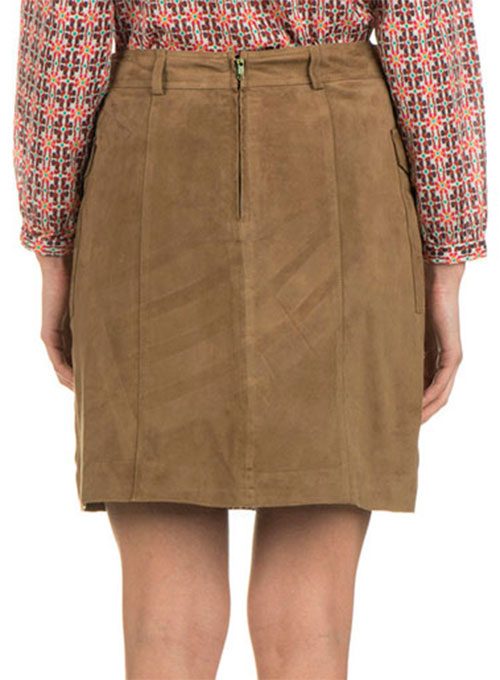 Origami Leather Skirt - # 165