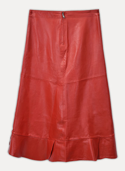 Riley Midi Leather Skirt
