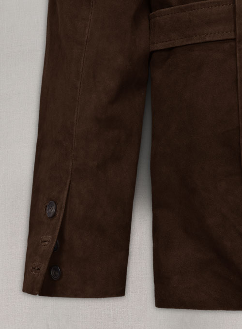 Safari Dune Suede Leather Blazer
