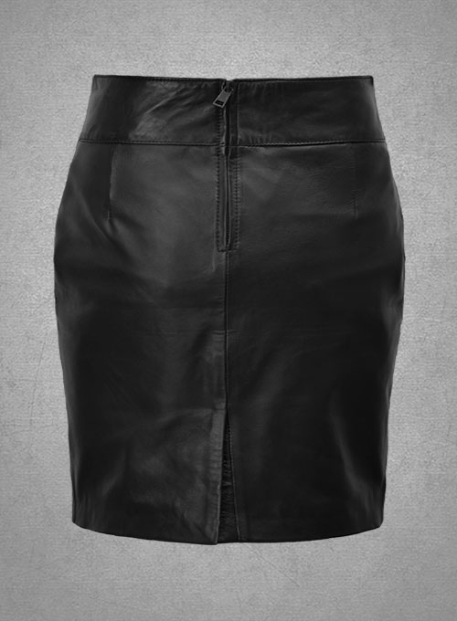 Sofia Vergara Leather Skirt