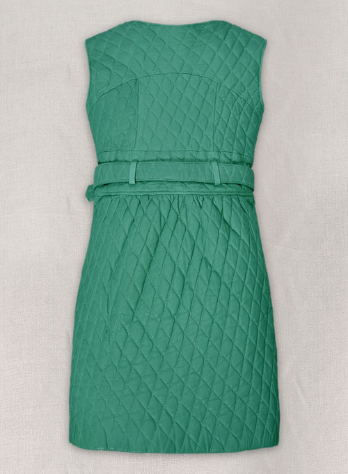 Soft Castle Green Washed & Wax Charming Dress - # 777
