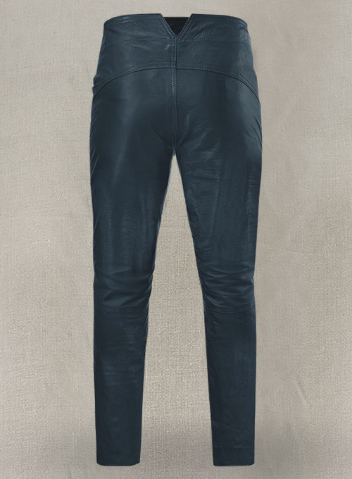 Soft Winsor Blue Jim Morrison Leather Pants