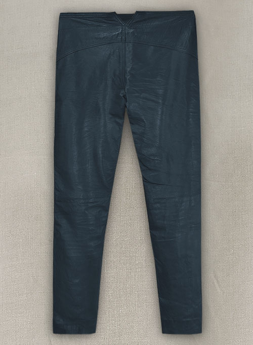 Soft Winsor Blue Jim Morrison Leather Pants