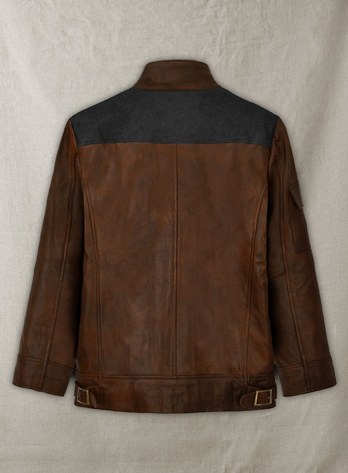 Spanish Brown Alden Ehrenreich Solo Leather Jacket