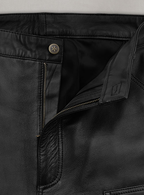 Stylist Carpenter Leather Shorts