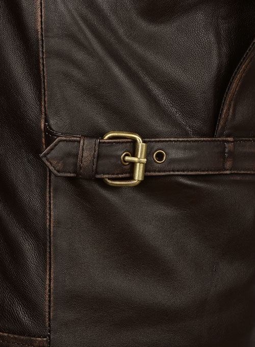 Rubbed Brown Taylor Lautner The Twilight Saga Leather Jacket
