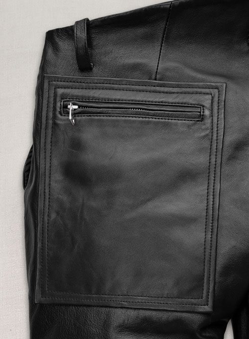 Urban Explorer Leather Cargo Pants