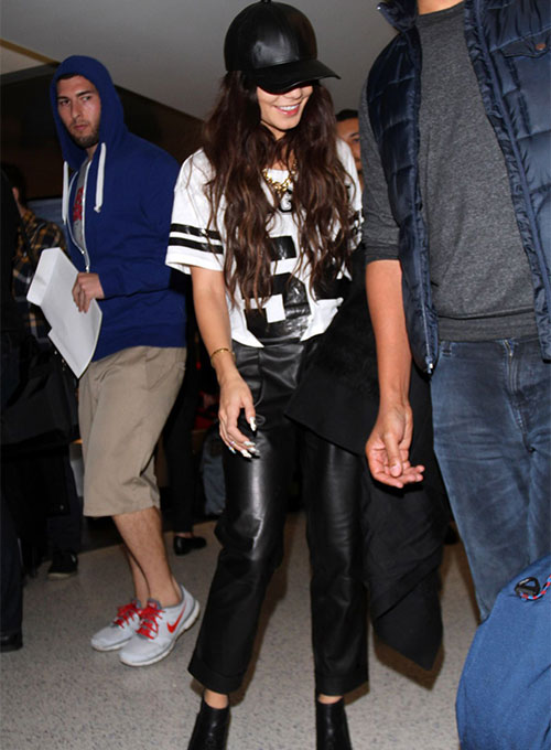 Vanessa Hudgens Leather Pants