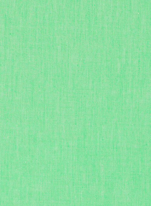 Apple Green Luxury Twill Shirt - Half Sleeves