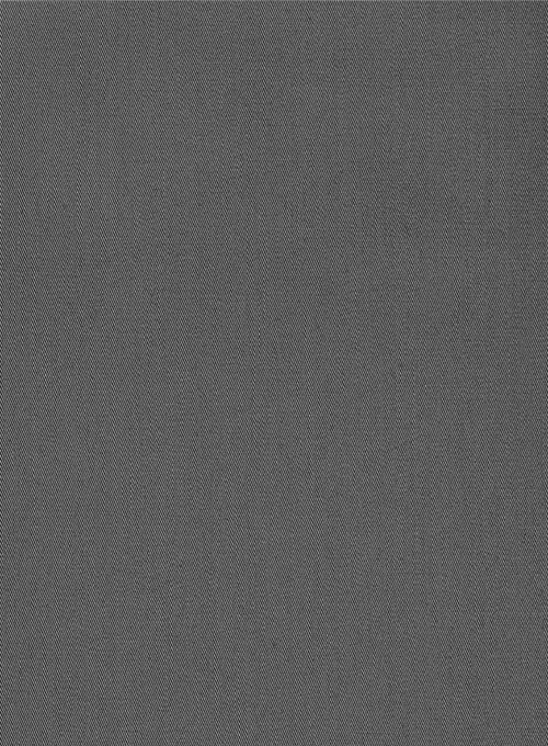 Ash Gray Stretch Twill Shirt