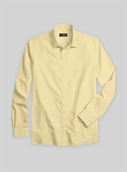 Beige Luxury Twill Shirt - Full Sleeves