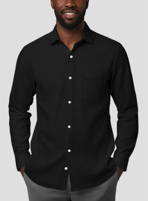 Black Poplene Shirt