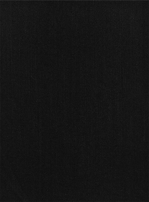 Black cotton linen Shirt - Full Sleeves