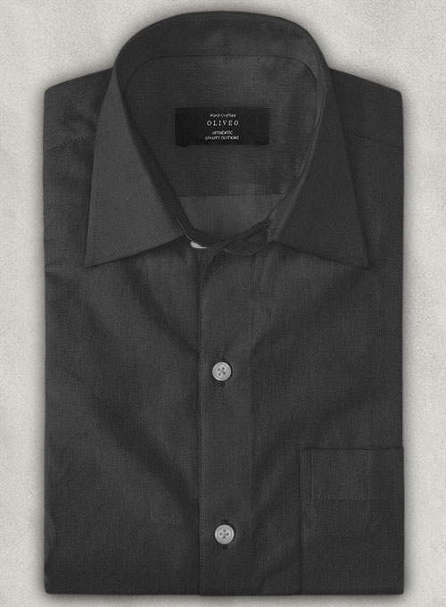 Carbon Luxury Twill Shirt - Half Sleeves