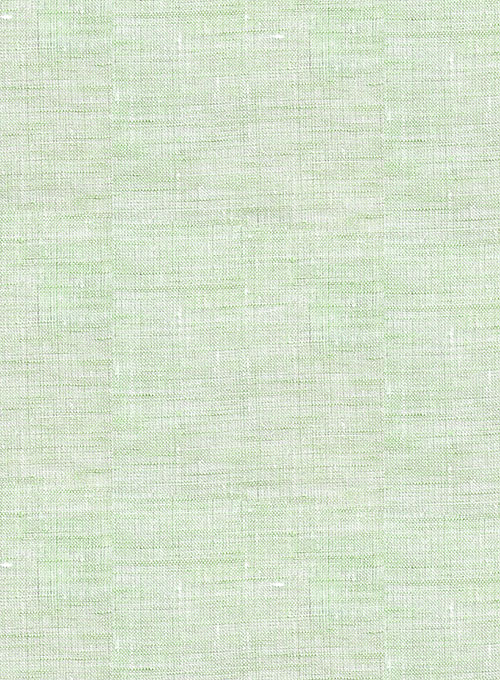 Dublin Sea Green Linen Shirt - Half Sleeves