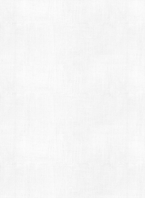 European White Linen Shirt - Half Sleeves - Click Image to Close